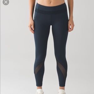 Lululemon Inspire Tights - Midnight Teal